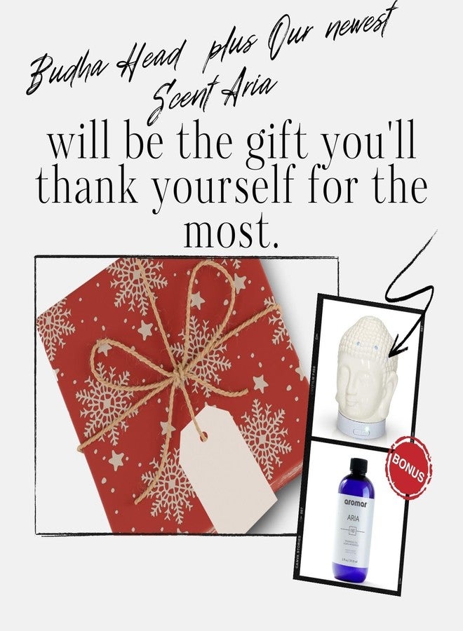 Aromar Buddha Ceramic Diffuser, White - Image 3